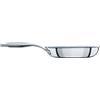 Circulon SteelShield - Padella in acciaio inox, 22 cm, per friggere a induzione con ibrida antiaderente, in metallo, utilizzabile in forno e lavastoviglie