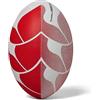 Canterbury Thrillseeker, palla da rugby, bianco/rosso, 3