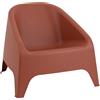 Toomax Poltrona Matera Terracotta - Poltrona da Giardino Impilabile Resistente ai Raggi UV
