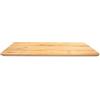 LUMBERLAND Piano da scrivania in legno massello, bordo svizzero (120 x 60 cm)
