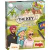 HABA - The Key: Gioco di Crimine Detective per 1-4 Giocatori, Età 8+, Con Ampio Materiale di Gioco e Controllo della Soluzione
