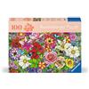 Ravensburger Puzzle 12001364 - finestra floreale - Puzzle floreale da 100 pezzi per persone anziane e anziane, con pezzi più grandi e pratici, modello di immagine grande e con base robusta per puzzle