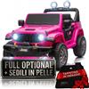 Auto Macchina Elettrica NEW Jeep Wrangler Rubicon 12V per Bambini porte apribili