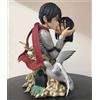 ATTACK OF TITANS KISS OF DEATH MIKASA ACKERMAN HOLD EREN 22CM FIGURE ANIME MANGA