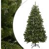 vidaXL Artificial Hinged Christmas Tree, Artificial Hinged Christmas Trees, Albero Di N
