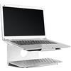 RICOO Supporto PC portatile MTS-02 Rialzo laptop per scrivania Compatibile con Mac-Book Piedistallo da tavolo Per schermo notebook Argenteo