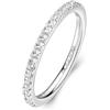 Brosway Anello Donna in Argento e Infinite White | Collezione Fancy - FIW74C