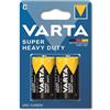 Varta 42336 R14/C (Baby) (2014) - Batteria Cloruro di Zinco 1 5 V, Argento