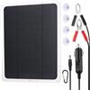 Nimomo Caricabatteria Solare per Auto, 20W 12V Pannello Solare Portatile Auto Carica Batteria, Impermeabile kit Caricabatterie con Pannello solari Con Porta USB per Automotive,Barca, Moto, RV