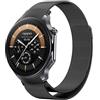 GIOPUEY Cinturini Compatibile con OnePlus Watch 3/2/2R, Cinturino in Acciaio Inossidabile Intrecciato [Resistente all'Usura] - Black