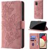 CaseGla Cover per Samsung Galaxy A02s, Rosa | Blocco RFID, Portafoglio Pelle PU, Flip Libro, Porta Carte, Magnetica Libretto, Antiurto Protezione Completa