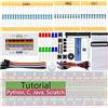 Freenove Basic Starter Kit for Raspberry Pi 5 4 B 3 B+ 400 Zero 2 W, 383-Page Detailed Tutorial, Python C Java Scratch Processing Code, 146 Items, 48 Projects (Raspberry Pi NOT Included)
