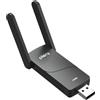 PLERY 2 in 1 Adattatore WiFi 6:AX900 WiFi+ BT 5.3 Bluetooth WiFi USB per PC Fisso, Dual-Band Chiavetta WiFi Driver Integrato per Windows 10/11,Antenna ad Alto Guadagno,WPA3,Configurazione Semplice