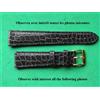 Bracelet Orologio 2-Pezzi Coccodrillo Vero Larghezza 20 mm Grigio Petrolio
