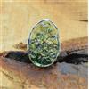 Brillante Moldavite Gemma 925 Argento Sterling Mano Anello Tutte le Misure AC-19