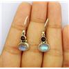 Belli Labradorite,Onice Nera Gemma 925 Argento Sterling Mano Orecchino AR-81
