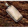 Fatto a mano Ciondolo gioiello in argento sterling 925 con pietra preziosa corallo fossile...