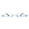 NOS vintage " CELEBUTANTE " sunglasses - Italy 80s - RARE - Medium - Gold / Blue