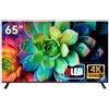 AIWA Televisore SMART TV 65" QLED, Sistema TV TIZEN OS, colore Nero