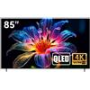 AIWA Televisore SMART TV 85" QLED, Sistema TV TIZEN OS, colore Nero