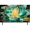 AIWA Televisore SMART TV 43" QLED, Sistema TV TIZEN OS, colore nero