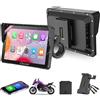 CARPURIDE W702RS Pro Moto Carplay Schermo con Radar BSD e BM05 Mount, Wireless C