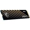 MSI SSD M.2 500GB NVMe 4.0 3D NAND con velocità di lettura 2200 MB/s