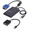 StarTech.com StarTech USB VGA Mini DisplayPort Crash Cart KVM Console Adapter File Transfer
