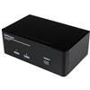 StarTech.com Switch KVM USB doppio DisplayPort 2 porte con audio e hub USB 2.0