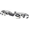 StarTech.com C2-DD46-UA2-CBL-KVM switch per keyboard-video-mouse (kvm) Nero
