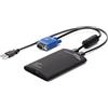 StarTech.com StarTech Laptop Crash Cart Adapter Portable KVM Console USB 2.0 Keyboard Video
