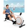 Copant 32 Level Magnetic Rowing Machine with LCD Display 136kg Weight Capacity