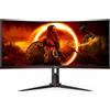 Aoc Monitor PC Gaming Curvo 34" UWQHD VA 180 Hz 300 cd/m2 G2 CU34G2XP/BK Aoc