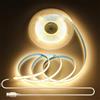 Aclorol Striscia LED COB da 5 V, luce bianca calda, 3000 K, flessibile, con connettore USB, 3 m, 960 LED, larghezza 8 mm, autoadesiva, per TV retroilluminazione, sotto mobili da cucina, soggiorno