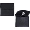 PH PandaHall 2pz Borsa per Anelli in Pelle Sacchetti Porta Gioielli, Nero Custodia per Anello Custodia per Gioielli Piccola per Confezioni di Orecchini e Collane, 5.8x5.6cm