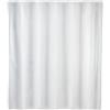Wenko Tenda doccia antimuffa monocolore bianco - antibatterica, lavabile, Poliestere, 180 x 200 cm, Bianco