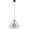 Eglo lampada a sospensione Vernham, lampada vintage a 1 fiamma, stile