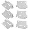 Dwlhap Staffa di supporto per barra centrale, 6 pezzi, piastra di montaggio per Ikea 116791, piastra di montaggio