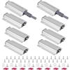 vsshe Push Pull per Ante, 8 Pezzi Scrocco magnetico chiusura magnetica, Robusto Apertura a Pressione Ante Chiusura, con viti di montaggio e magneti autoadesivi, per camper, armadietti della cucina