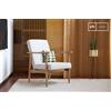 PIB Poltrona retrò in legno massiccio, stile scandinavo, 61x58x86 cm, design elegante per un comfort ottimale