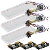 AZDelivery AZ-Delivery Kit e set MB 102 Kit breadboard - 830 breadboard, adattatore alimentatore 3,3 V 5 V, 65 ponticelli, 3 kit