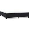 vidaXL Letto a molle senza materasso nero 200x210 cm in velluto