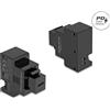 DELOCK Keystone Modul mit USB-C Ladebuchse PD 20W schwarz