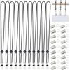 BENECREAT 24 Set di Tenditori per Telai da Ricamo, Clip di Tensione per Kit Punto Croce, Clip di Tensione per Telai da Ricamo Morsetti Accessori per Utensili Forniture