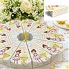 Regalami 25 Scatoline Portaconfetti a Forma di Torta per Battesimo, Comunione, Laurea, Complete di Bigliettino a Tema, Segnaposto e portaconfetti (Comunione Bimba)