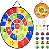 Ravytha Gioco Freccette Bifacciali, Freccette Bambini con 12 Palline Adesive e 4 Freccette 2 Ganci, Gioco Freccette Bambini Pieghevole, Freccette Bersaglio Bambini per Giocattolo Gioco da Lancio