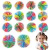 JSMTKJ Stringy Balls 16 palline di peluche Sensory Fidget Stringy Balls | Rimbalzante Stress Palle Anti-Stress, Giocattoli Sensoriali Durevoli e Sicuri per Bambini e Adulti - Divertenti e Rilassanti