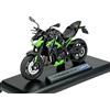 Generisch Welly Modello Moto Compatibile con Kawasaki Z900 SE Nero Con Base 1:18 1/18 Metallo Modello Il Cast Nuovo in Scatola
