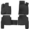 Element Tappetini in gomma 3D su misura per HYUNDAI Santa Fe 2007-2012, Nero 4 pez.