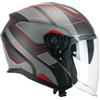 CGM 136G RNA SPORT Grigio Rosso opaco S